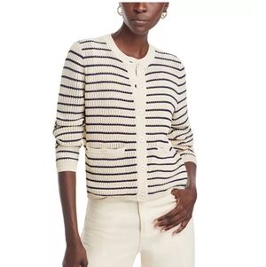 rag & bone viola stripwd cardigan